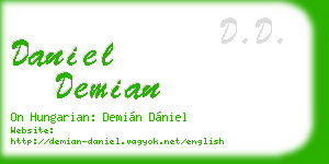 daniel demian business card